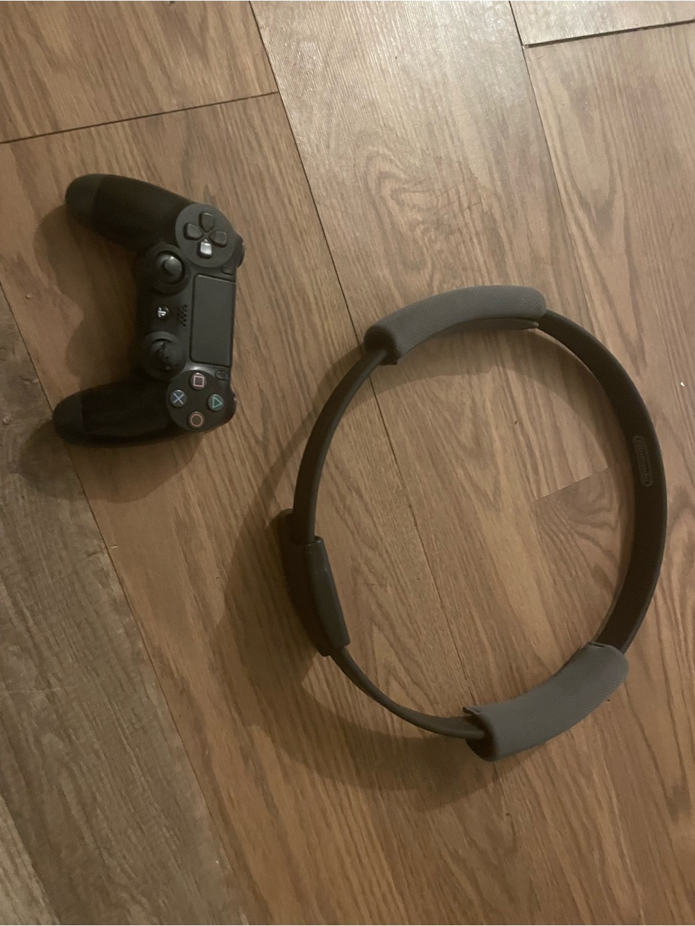 Sony Black DualShock-Style Wireless Controller with Black Fitness Ring